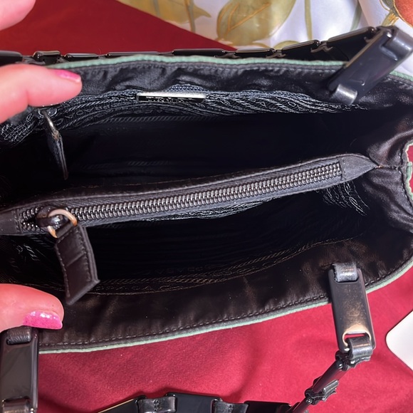 Prada Green Nylon Tessuto purse (RARE) - Picture 6 of 9